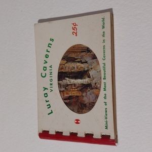 VTG Luray Caverns Virginia Mini Views Souvenir Book